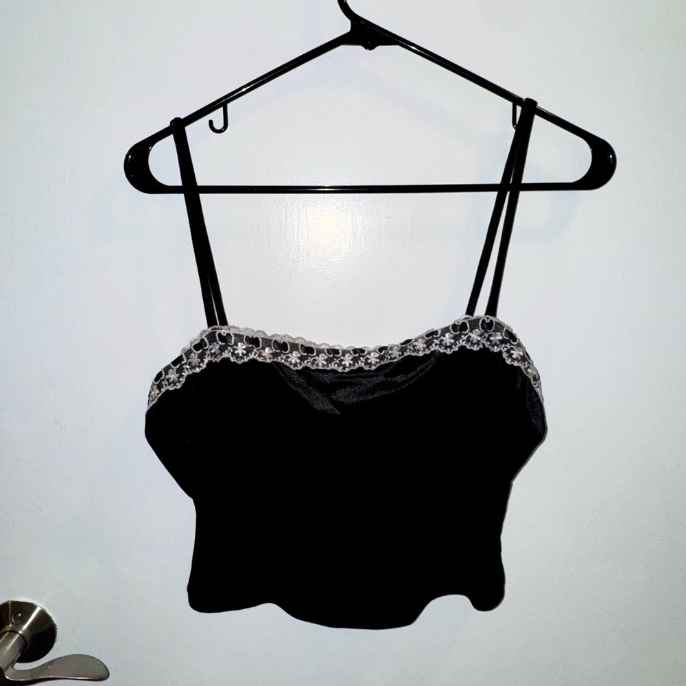 NWOT Beverly and Beck Vienna Velvet Cami Top